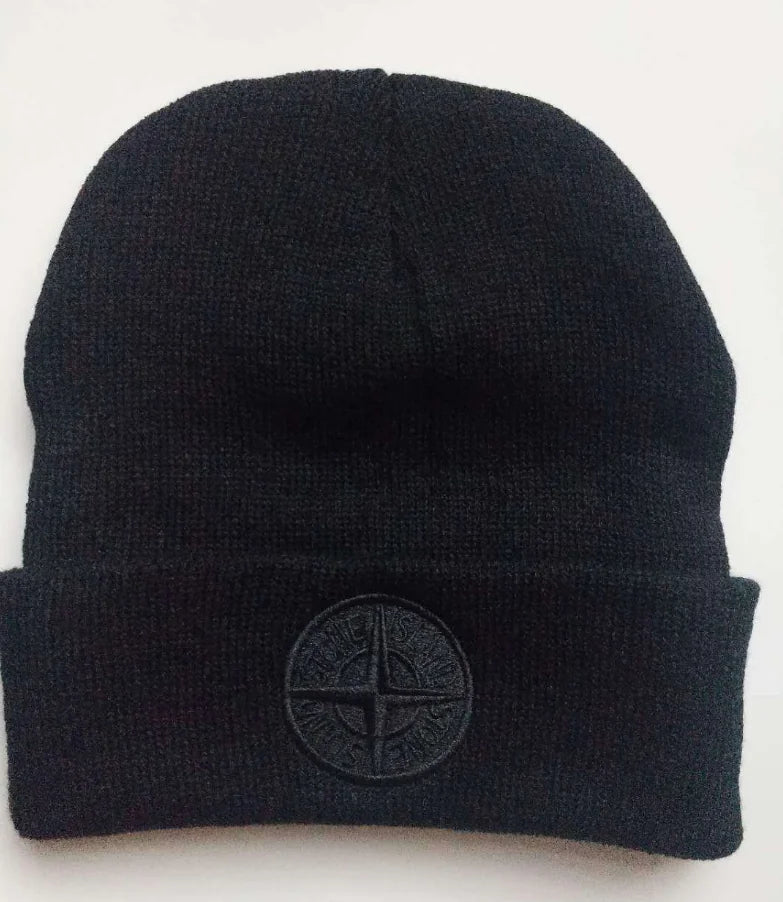 Bonnet Tricot Streetwear – Patch Boussole tendance