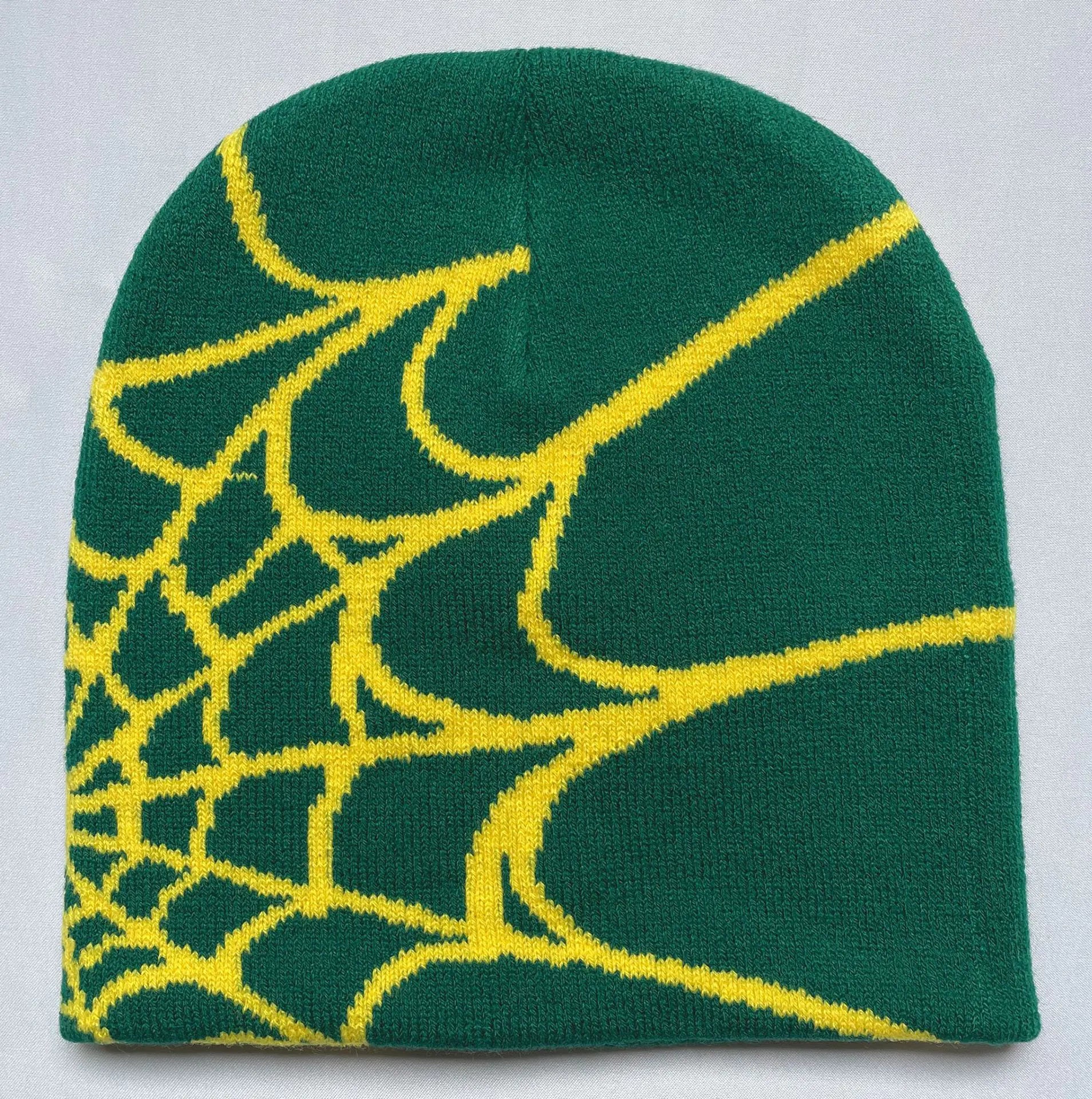 Bonnet Graphique Araignée – Mode Hiver