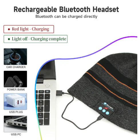 Bonnet Bluetooth 🎧 – Chaleur & Musique Sans Fil