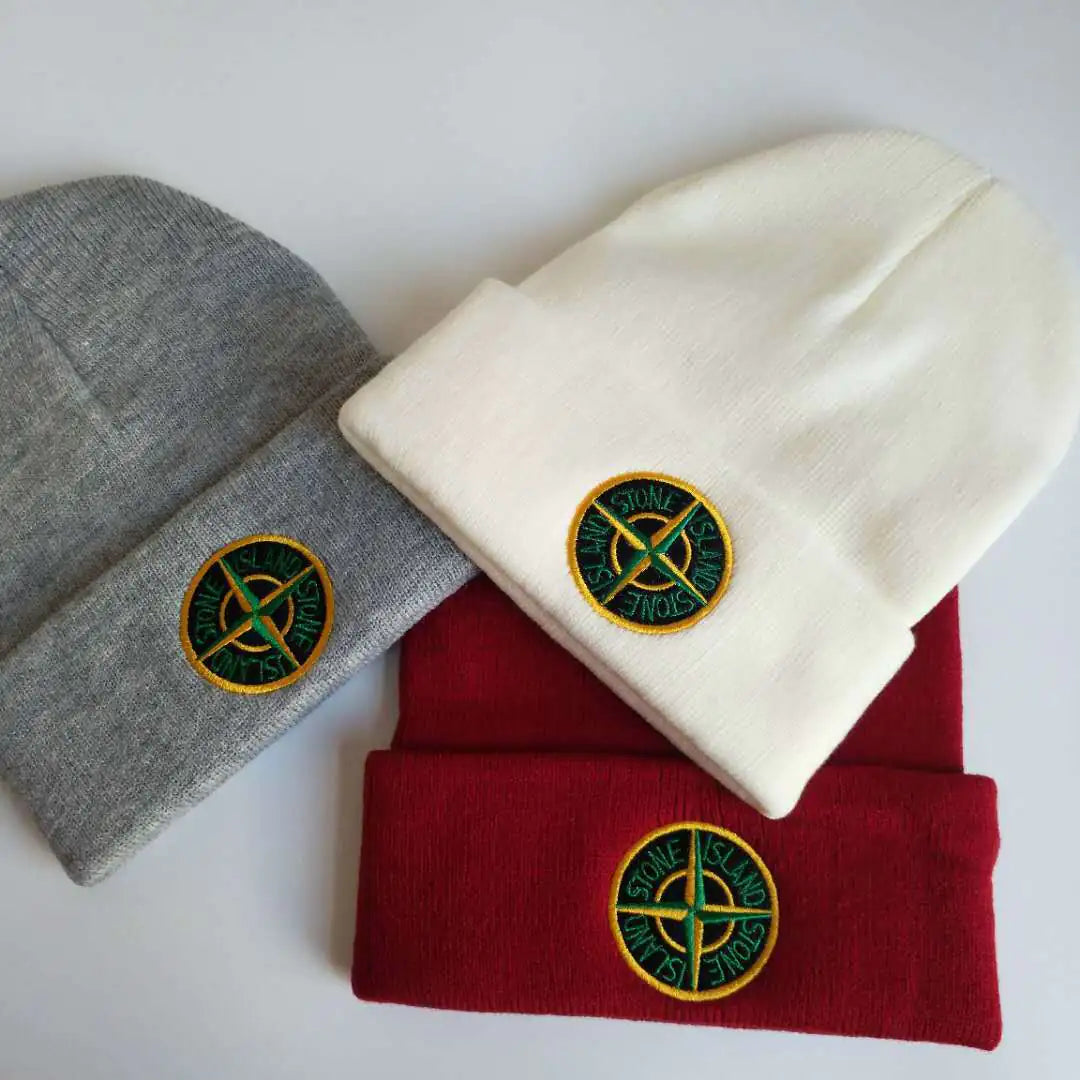 Bonnet Tricot Streetwear – Patch Boussole tendance