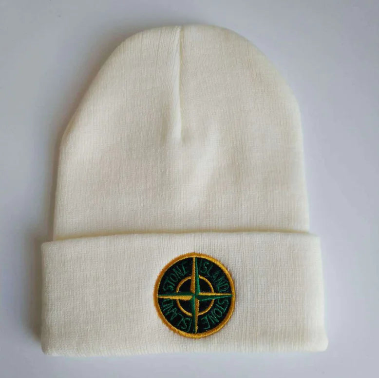 Bonnet Tricot Streetwear – Patch Boussole tendance