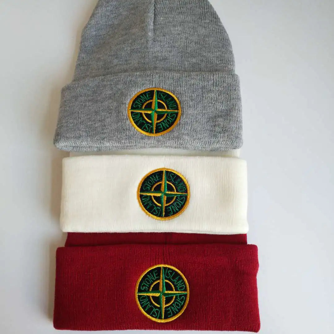 Bonnet Tricot Streetwear – Patch Boussole tendance