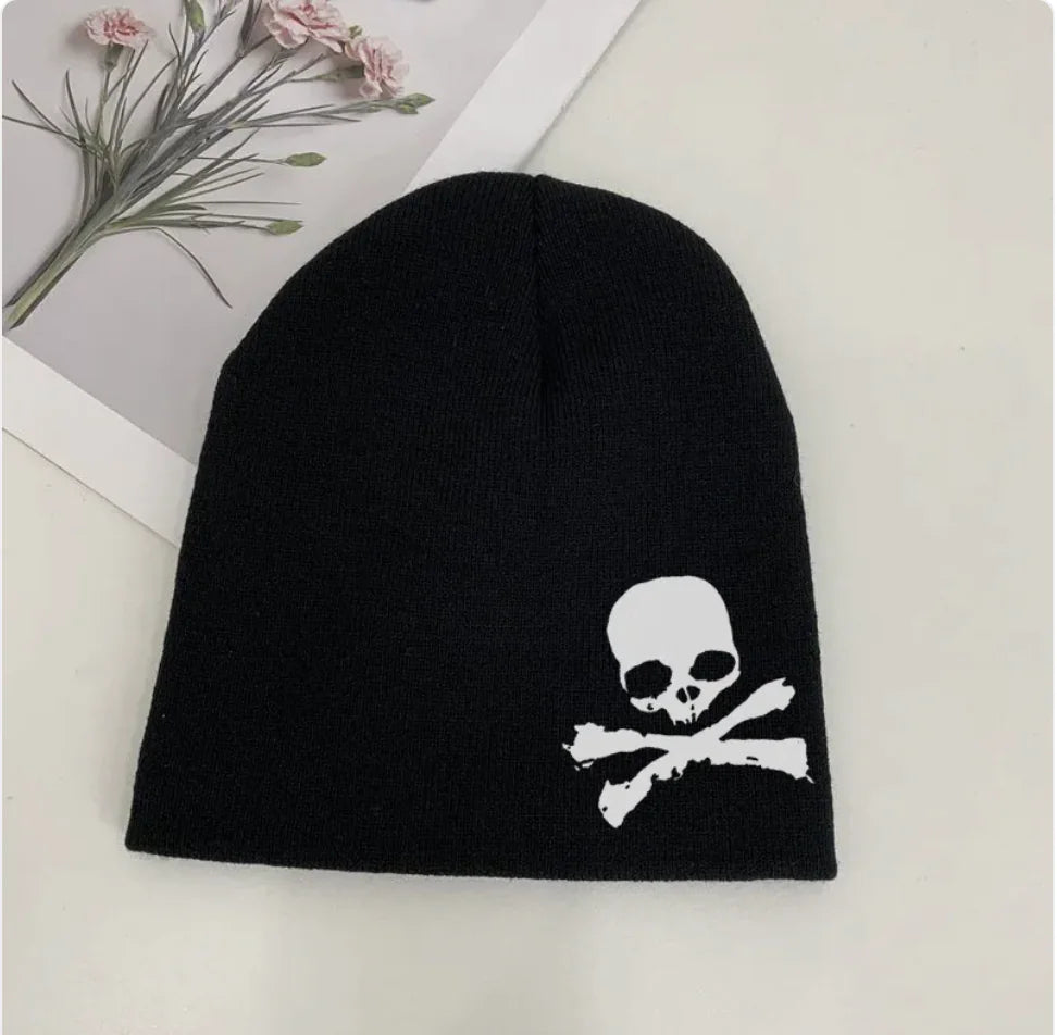 Bonnet mixte motifs de style en toile d’araignée