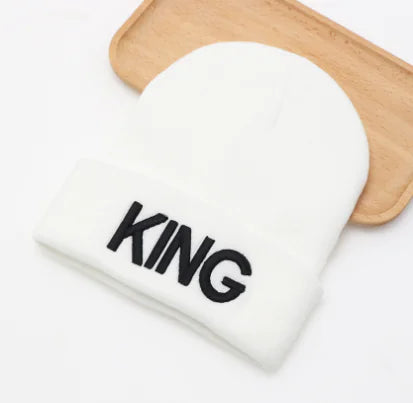 Bonnet couple King/Queen //Warm Knit Beanie Hat