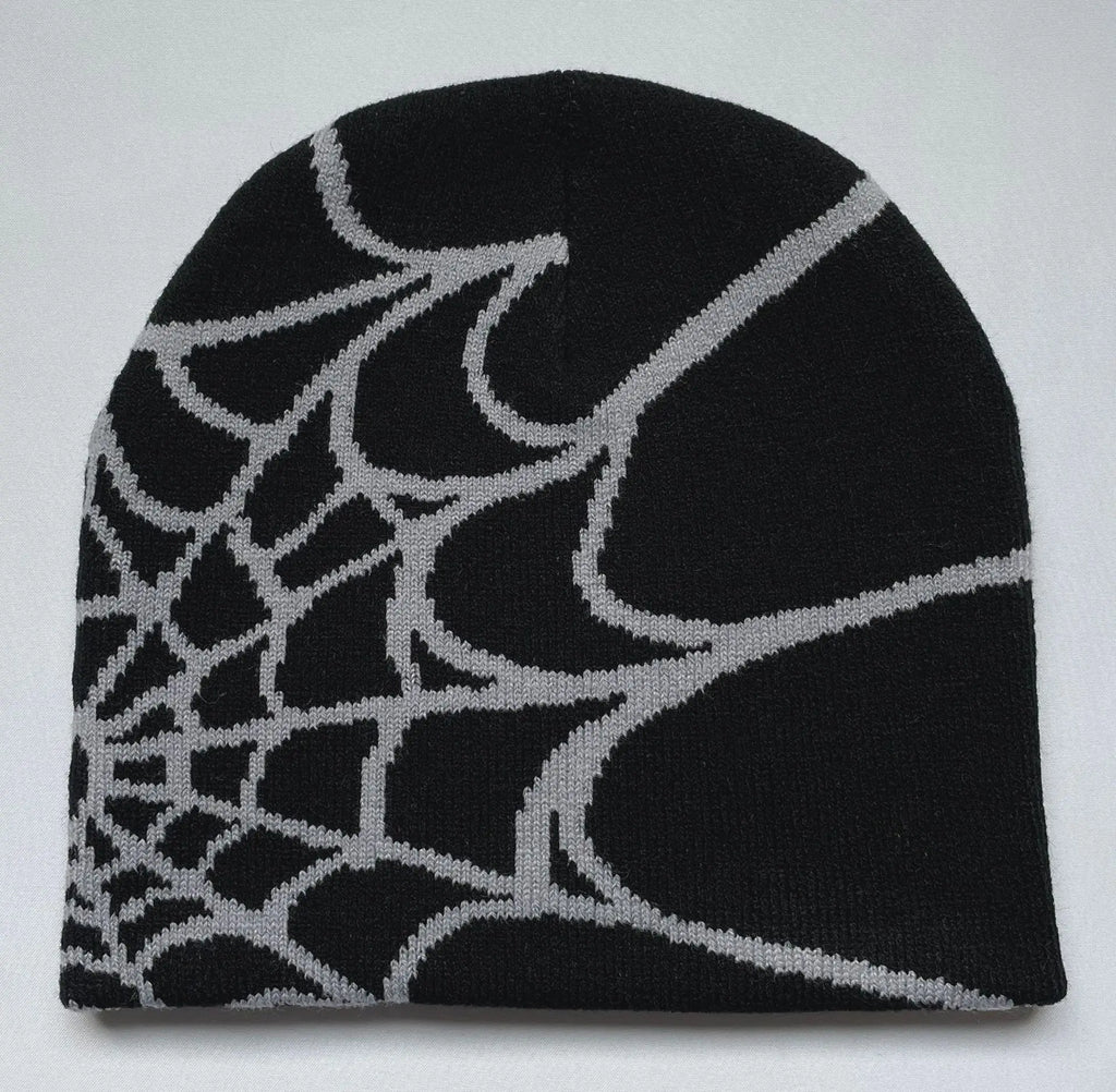 Bonnet Graphique Araignée – Mode Hiver