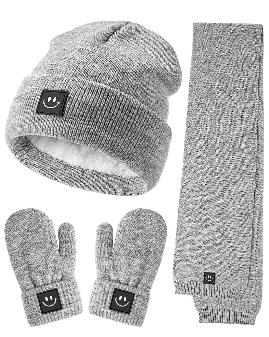 Ensemble bonnet + gangs+ écharpe pour bébés, garçons