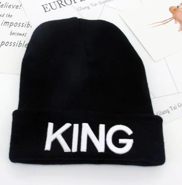 Bonnet couple King/Queen //Warm Knit Beanie Hat