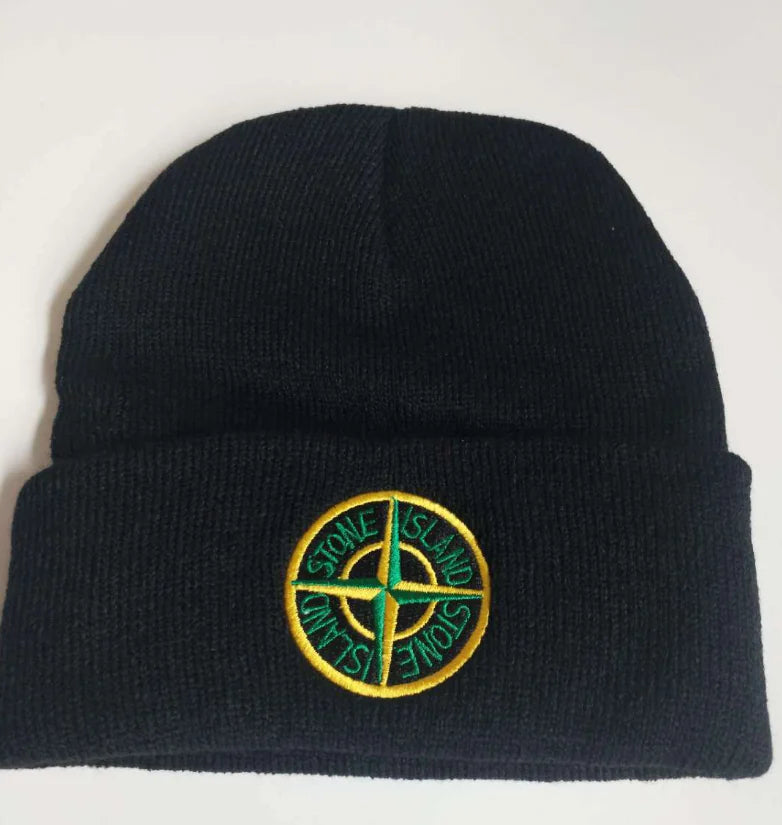 Bonnet Tricot Streetwear – Patch Boussole tendance