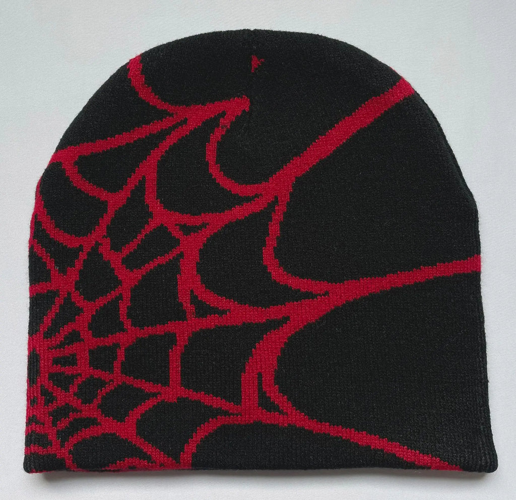 Bonnet Graphique Araignée – Mode Hiver