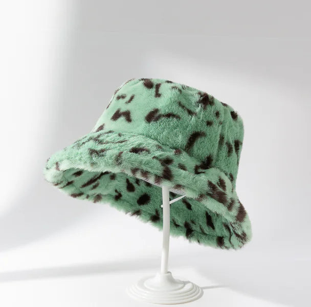 Bob Fourrure Vert Léopard – Style Street & Cozy